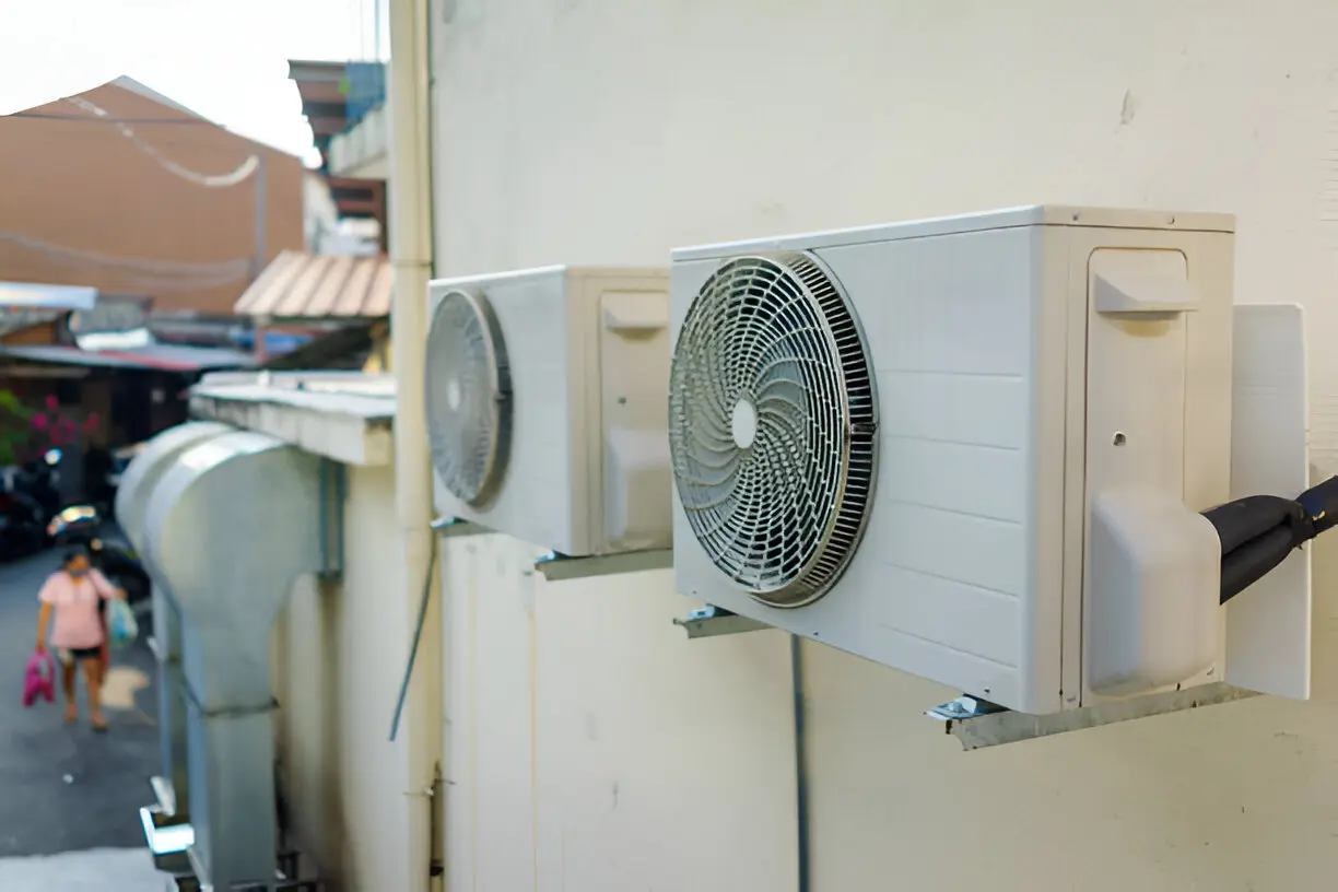 Home 9 Technician performing residential air conditioning service in Orlando, FL